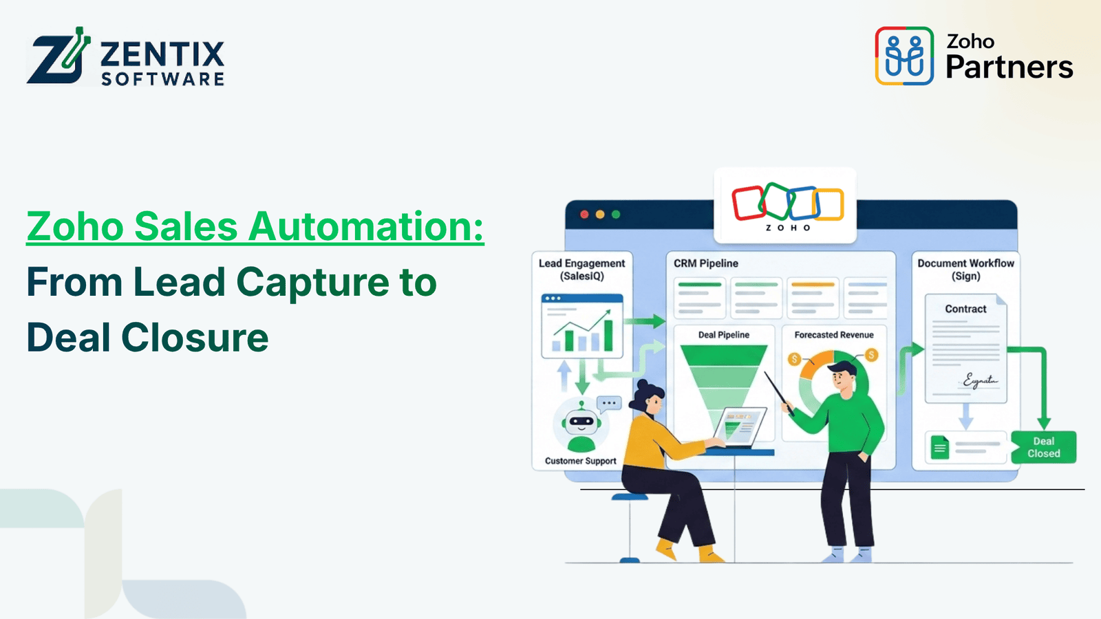 Zoho Sales Automation: From Lead Capture to Deal Closure